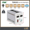 TNK TDR500 500VA Heavy Duty AVR Automatic Voltage Regulator [SIRIM Approved] To Protect TV, Computer, Kitchen & Electrical Appliances from unstable input voltage]