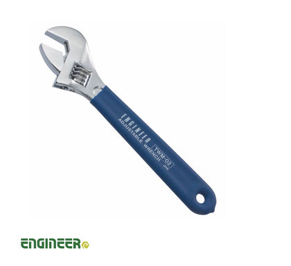ENGINEER TWM02 [200 mm Nominal Sizes] Adjustable Angle Wrench Made of Chrome Vanadium
