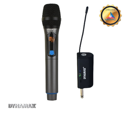 (MCMC) DYNAMAX U8091 UHF Wireless Vocal Dynamic Microphone Headset Mic Mikrofon Wireless Mic