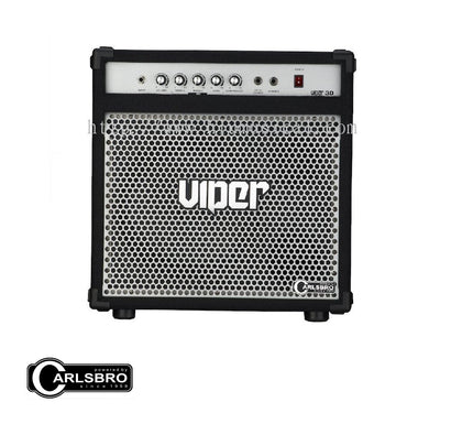 Carlsbro Viper 30, 30 Watts, 3 Band EQ, 1X10” Combo Bass Amp with CD/MP3 Input