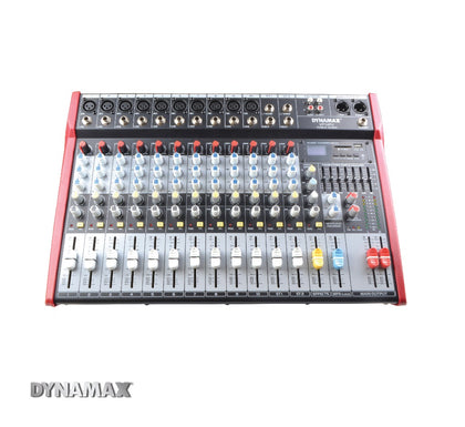 DYNAMAX VP14PU 14-Channel 400W Powered Mixer